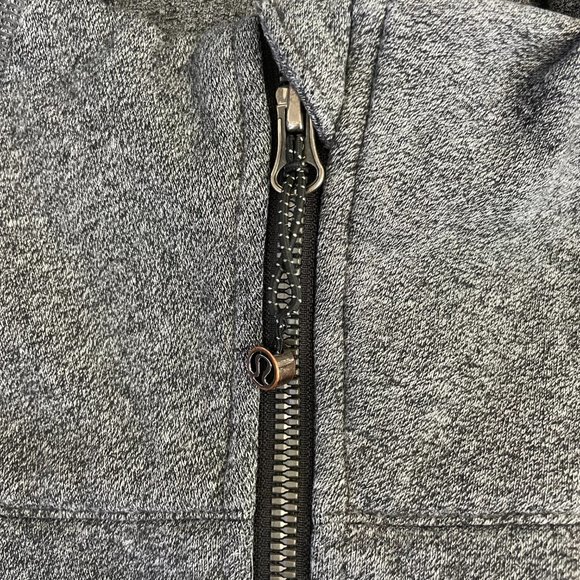 lululemon Scuba Hoodie Heathered Speckled Black - Picture 4 of 7